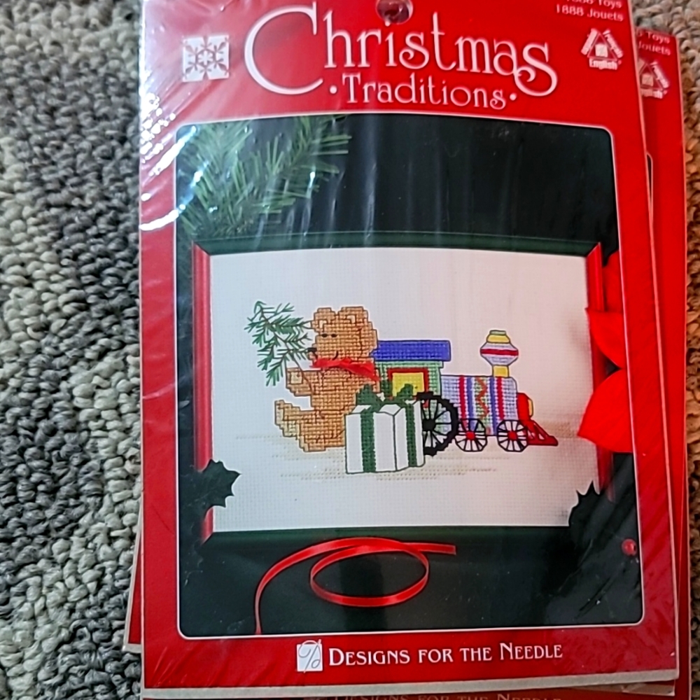 Designs for the Needle Christmas toys pattern and floss